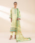 Women's Unstitched Lawn Embroidered Multi 2 Piece Suit